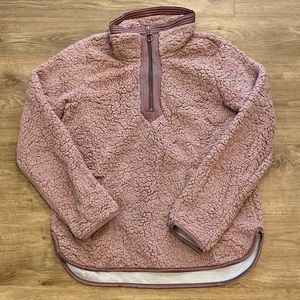1/4 zip Sherpa Pullover